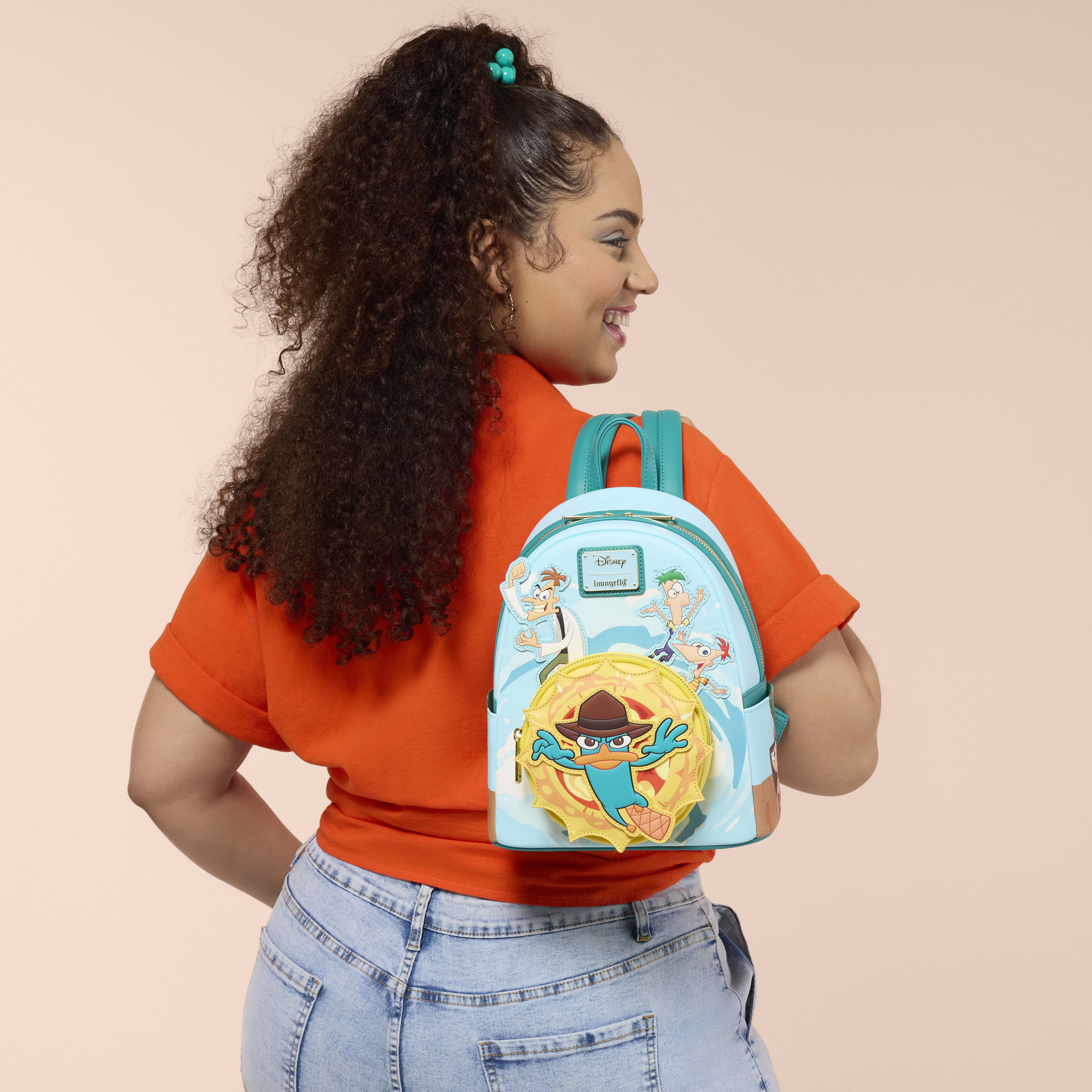Phineas & Ferb Light-Up Mini Backpack | Loungefly